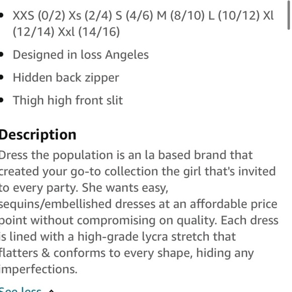 DRESS THE POPULATION IRIS SPAGHETTI STRAP MAXI DRESS GARNET CHRISTMAS NEW YEARS - Picture 6 of 7